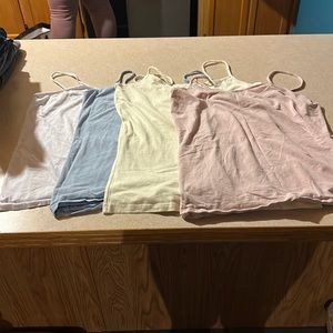 4 pastel cami tank bundle